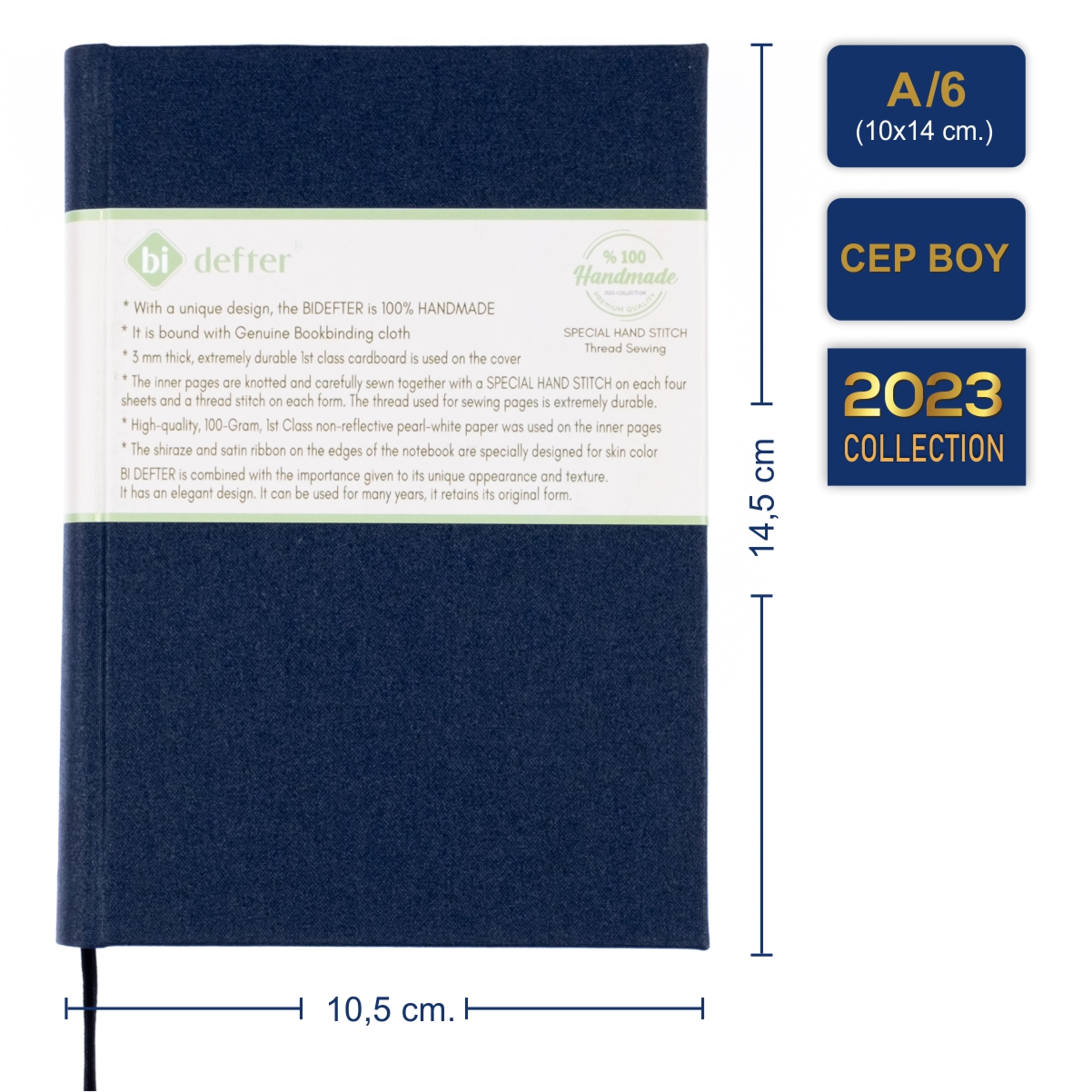 Çizgisiz Defter – Gerçek Cilt Bezi